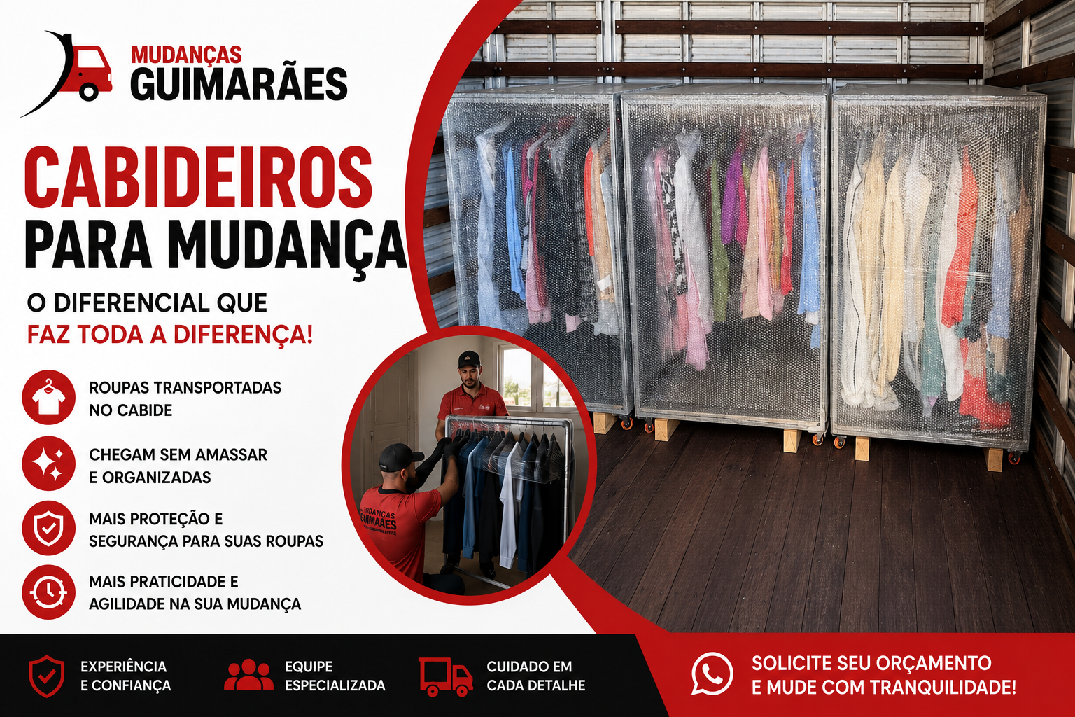 Cabideiros para Mudança: O Diferencial que Protege suas Roupas Durante o Transporte